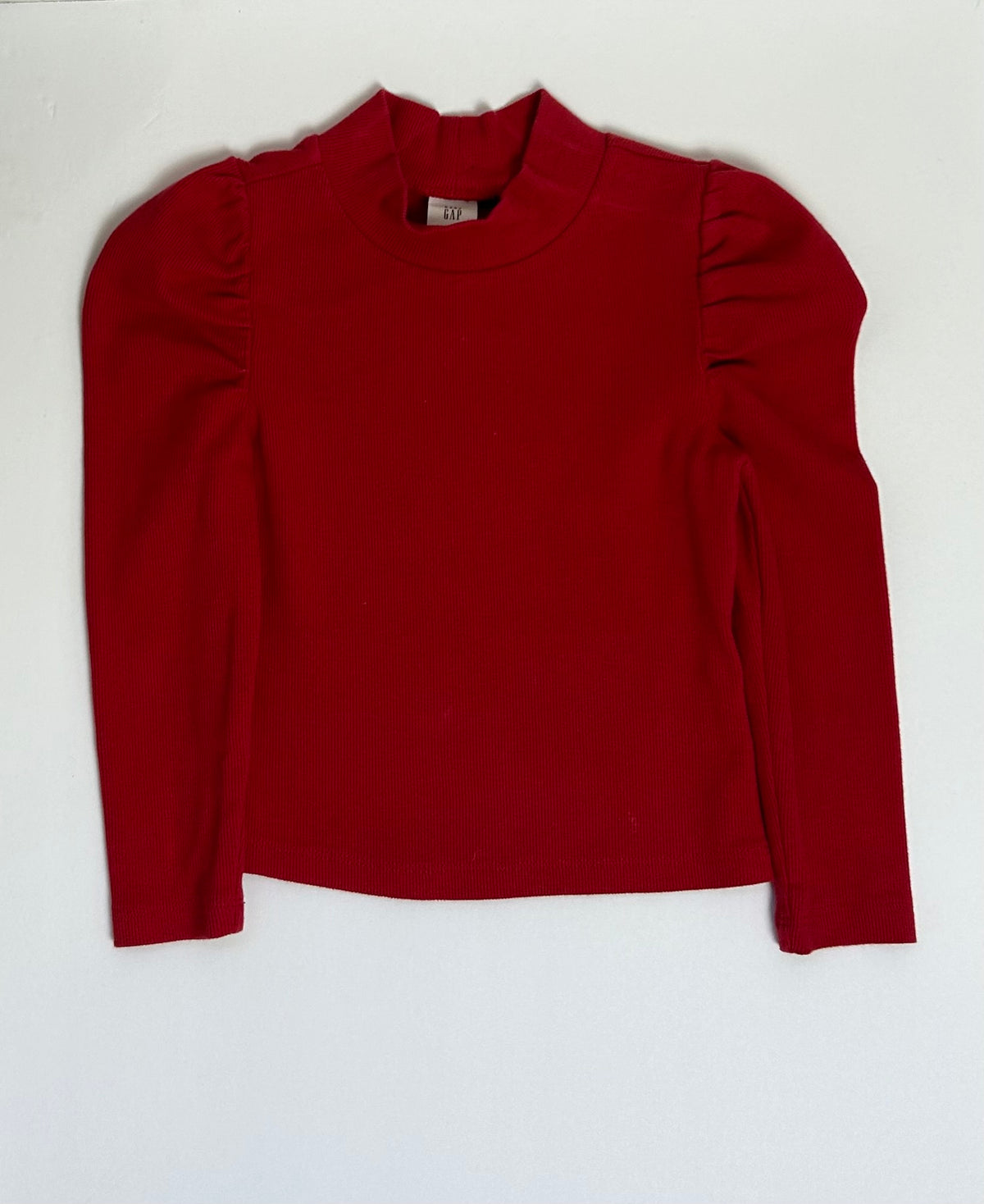 Baby Gap Red Puff Sleeve Top 3T