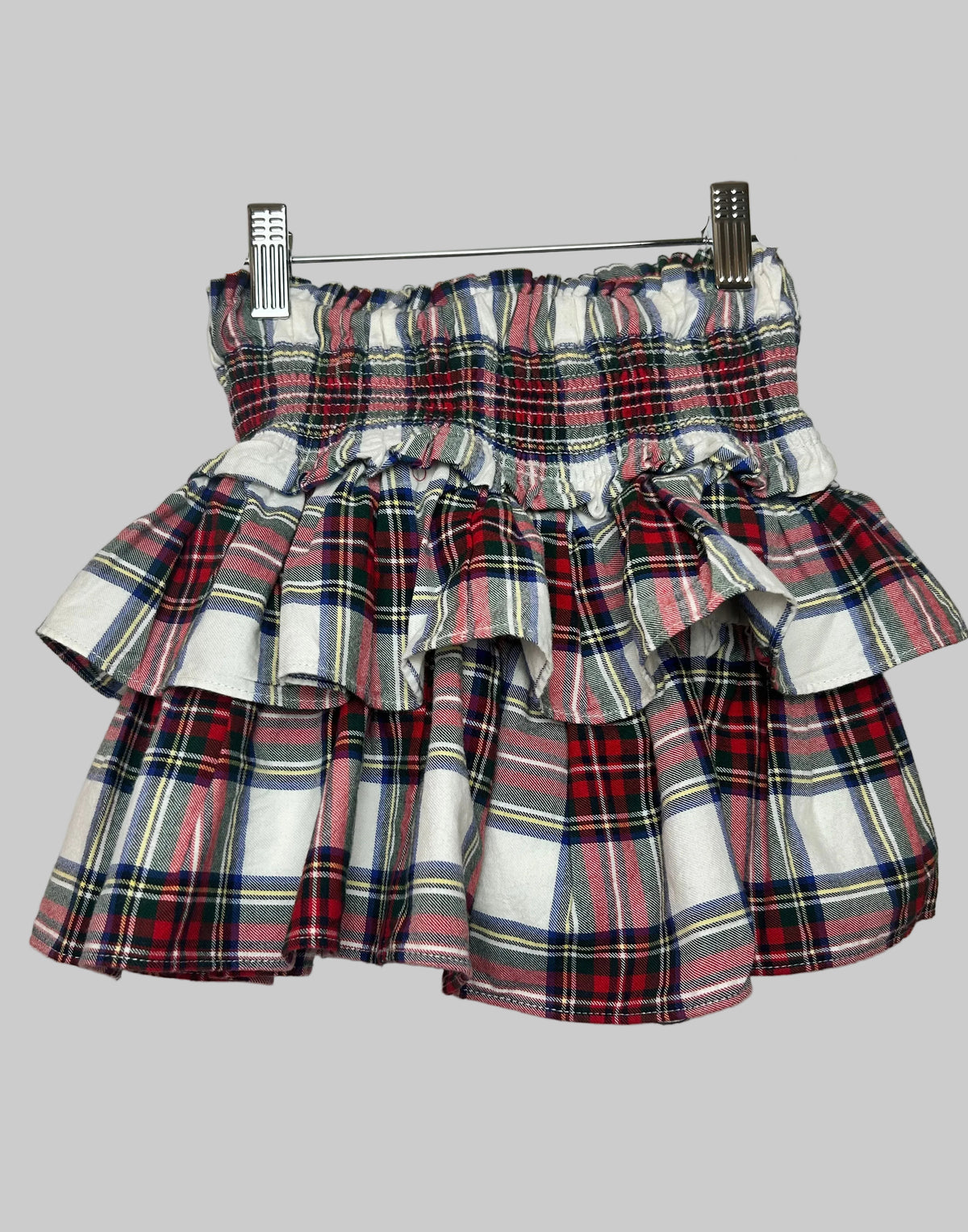 Janie & Jack Plaid Ruffle Skirt