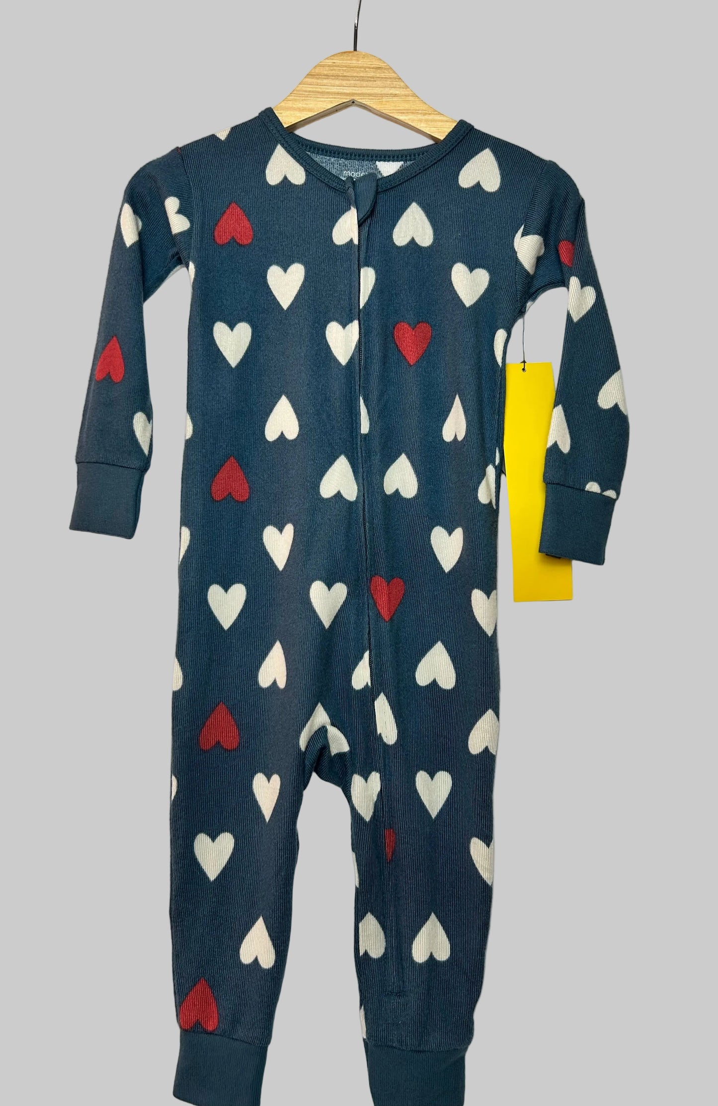 Modern Moment Navy with Hearts Zippy NWT 18M
