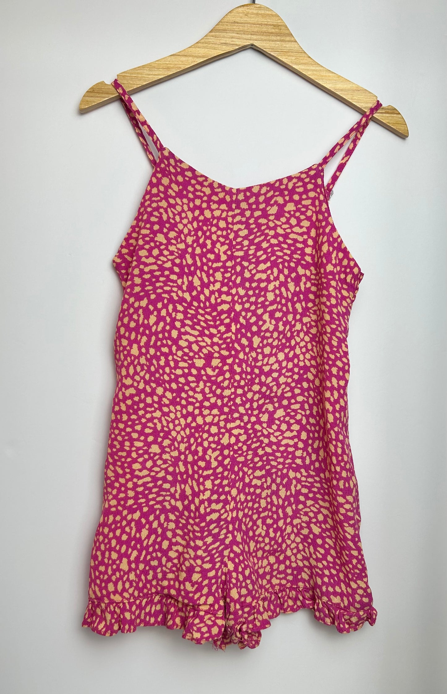 GB Girls Pink Spotted Romper 4