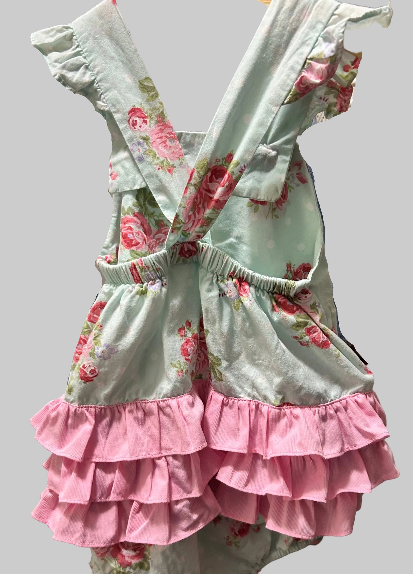 Smocked Auctions Vintage Romper 18M