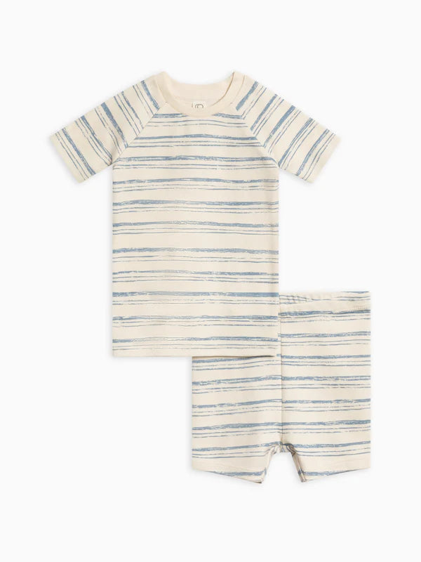Organic Baby & Kids' 2-Piece Short Sleeve Jammie Set