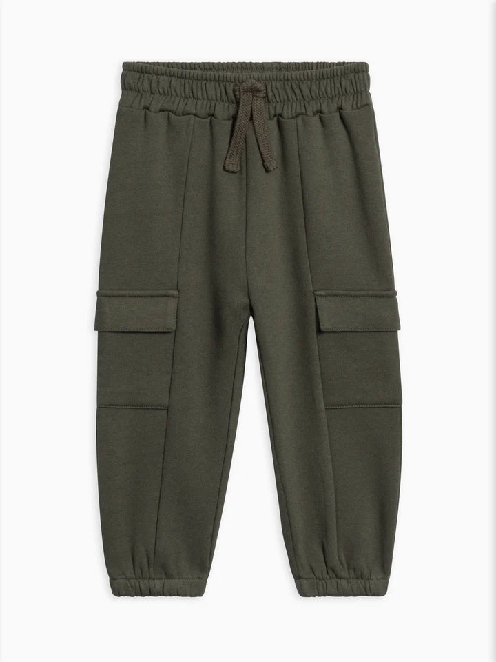 Colored Organics Dallis Fleece Cargo Sweatpants Pine