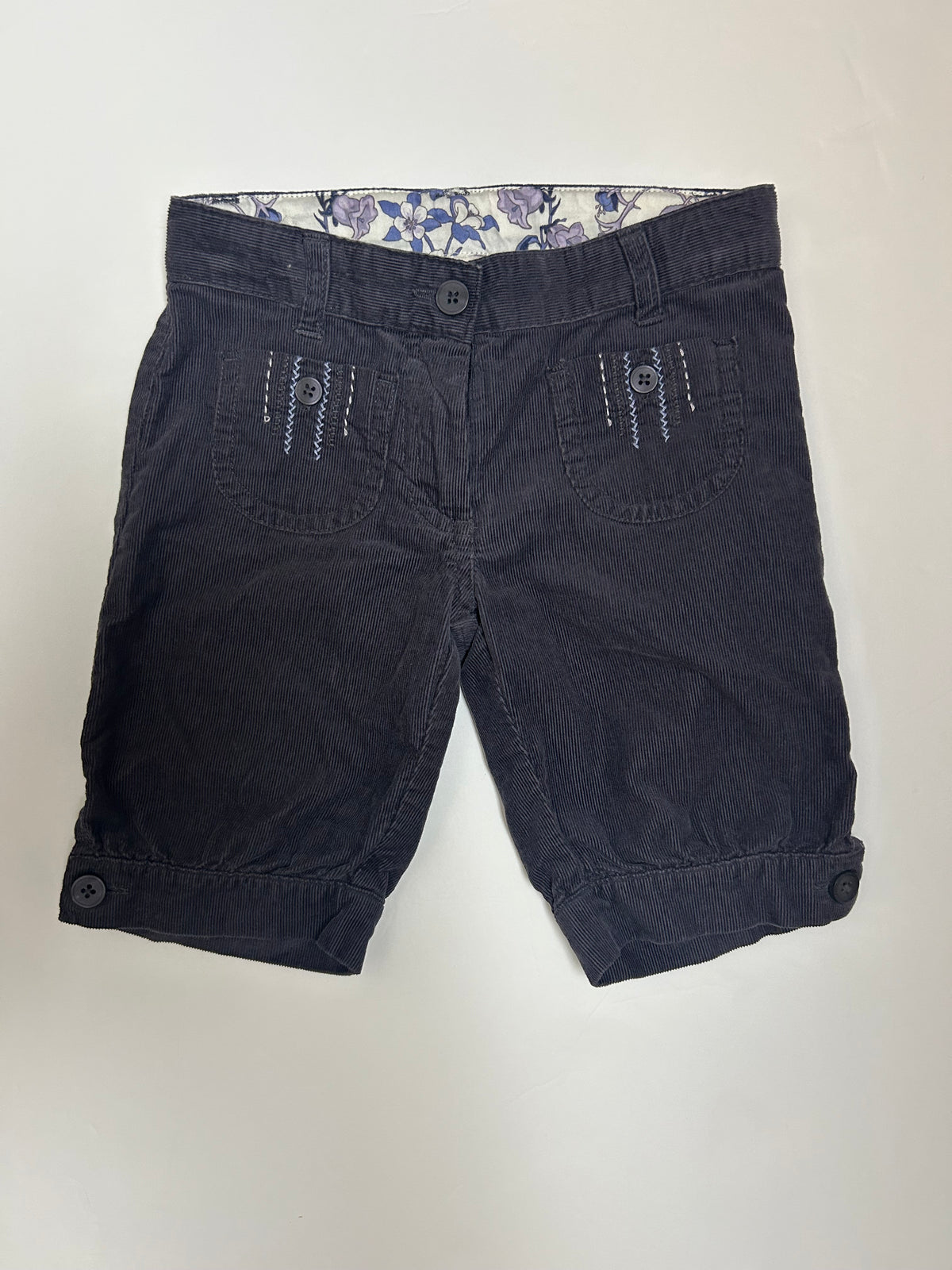 Janie and Jack Purple Corduroy Knickers 2T