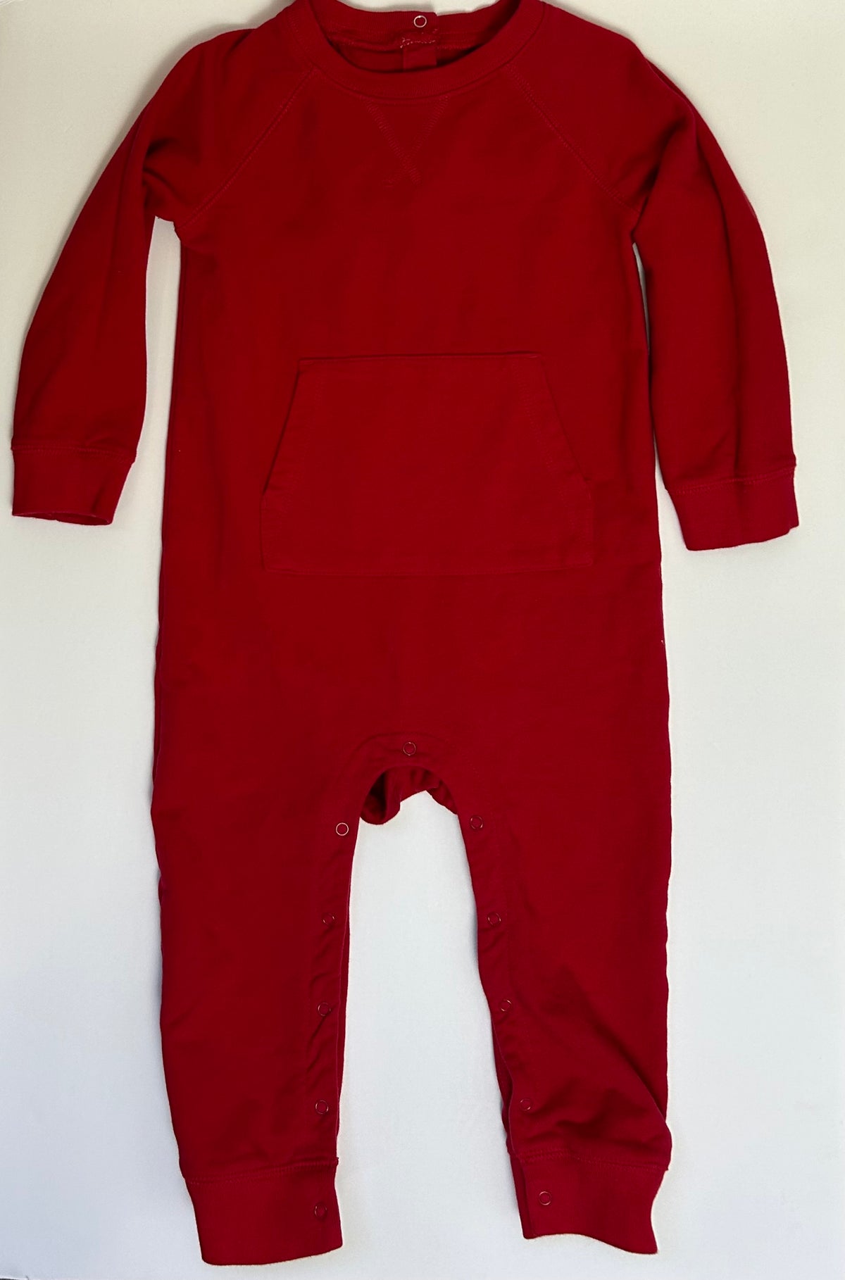 Primary Red LS Jumpsuit 18-24M