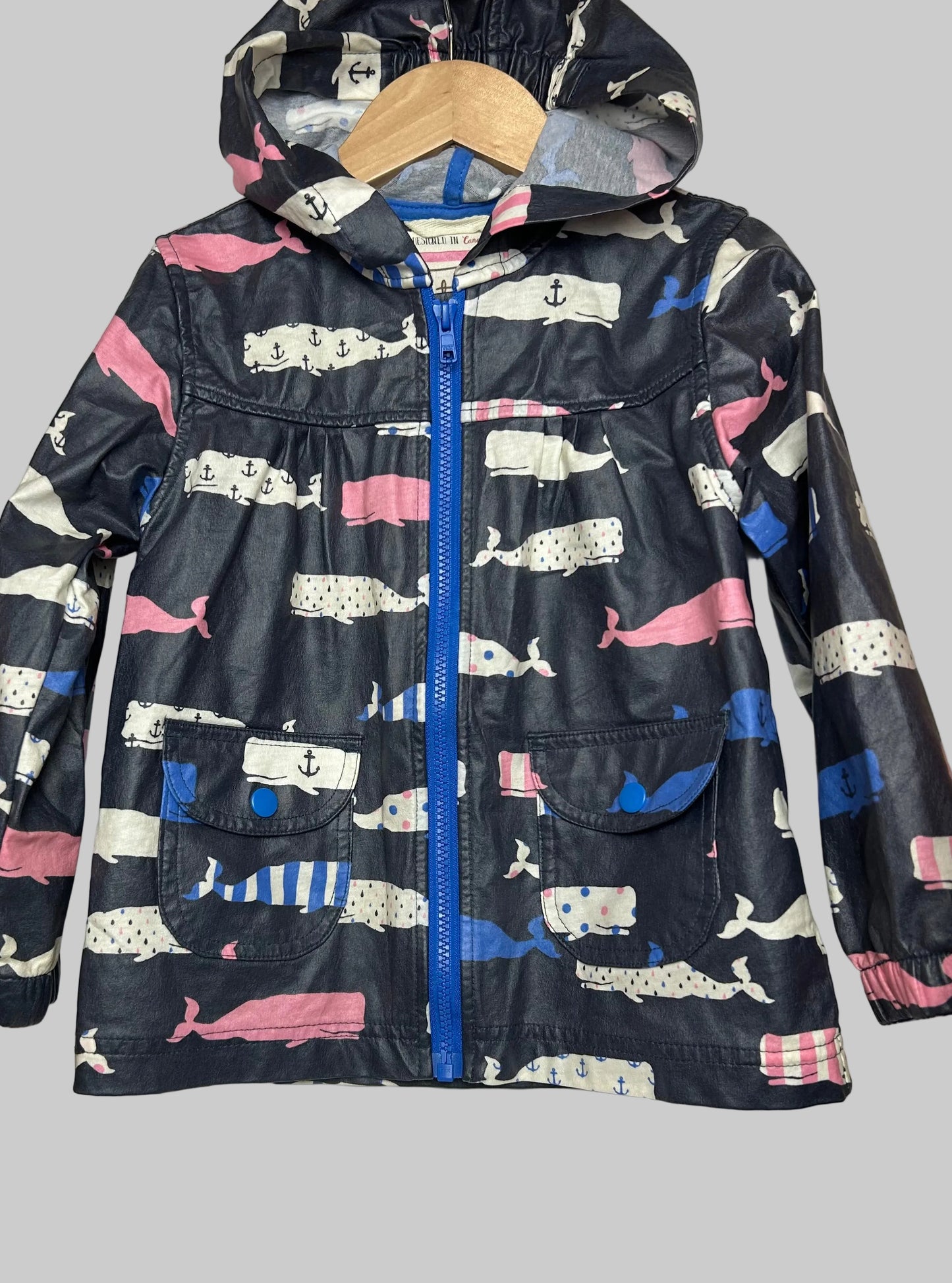 Hatley Whale Rain Coat 3T