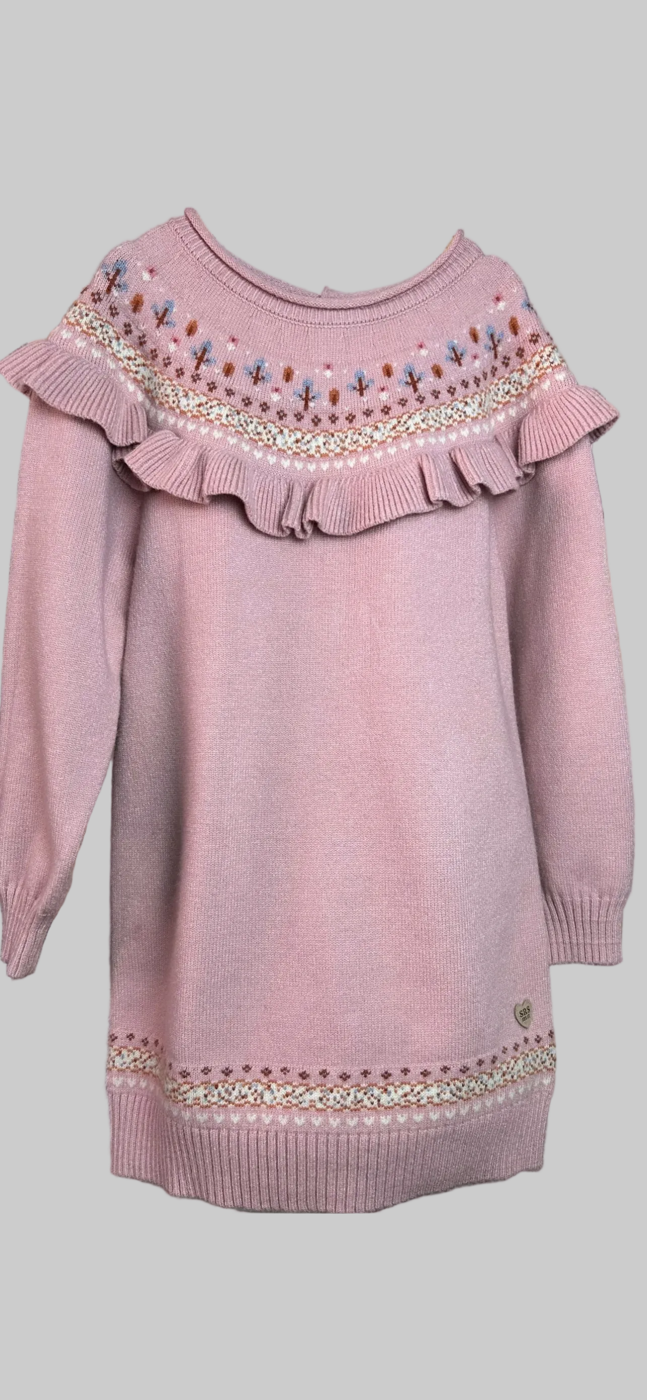 Souris Mini Pink Sweater Dress 7