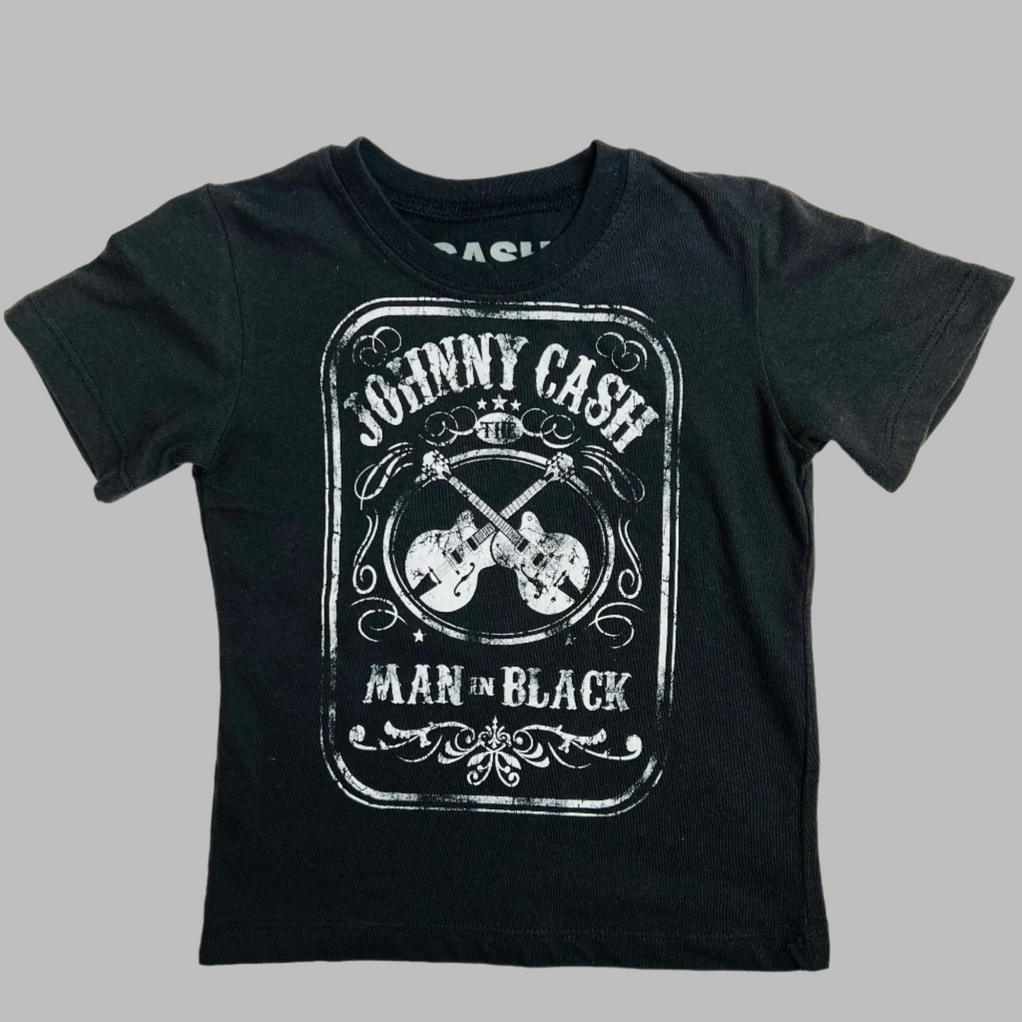 Johnny Cash Black T-Shirt 4T