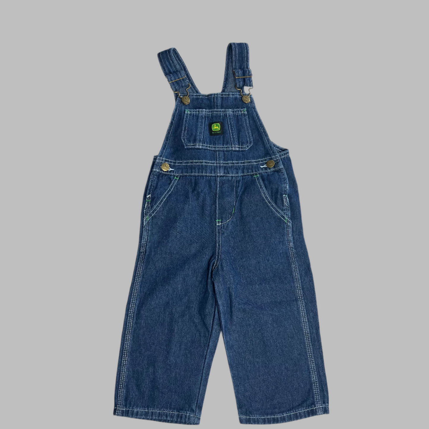 John Deere Denim Overalls 2T