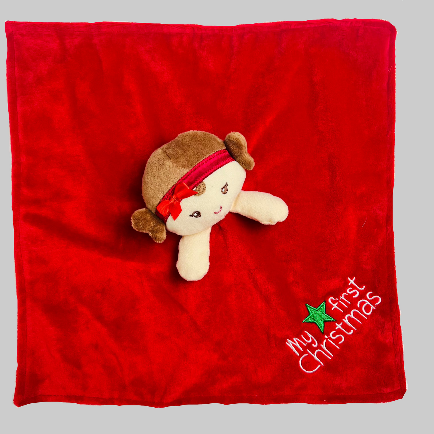 Little Me My First Christmas Doll Security Blankie
