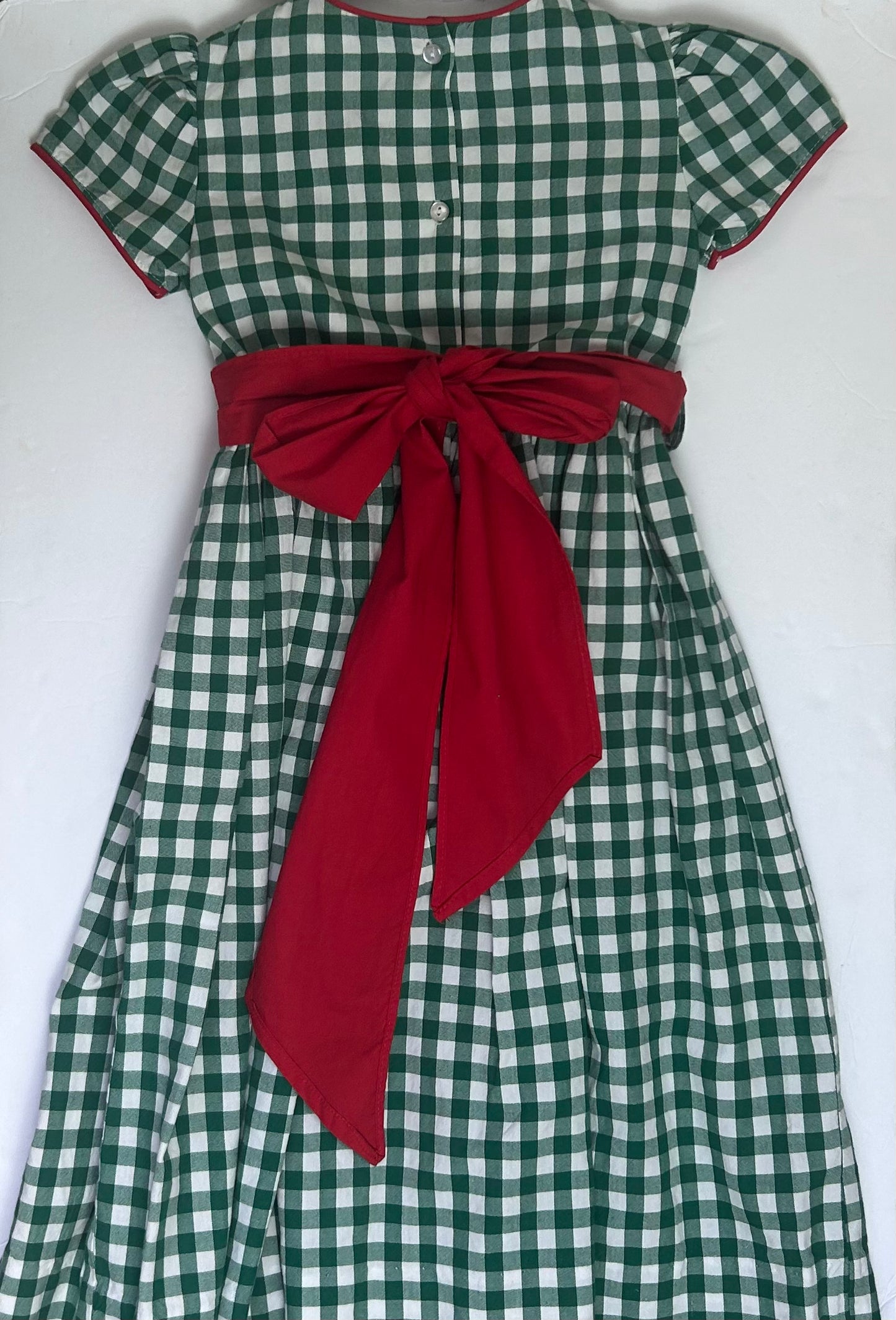 Funtasia Too Green Gingham Dress 6x