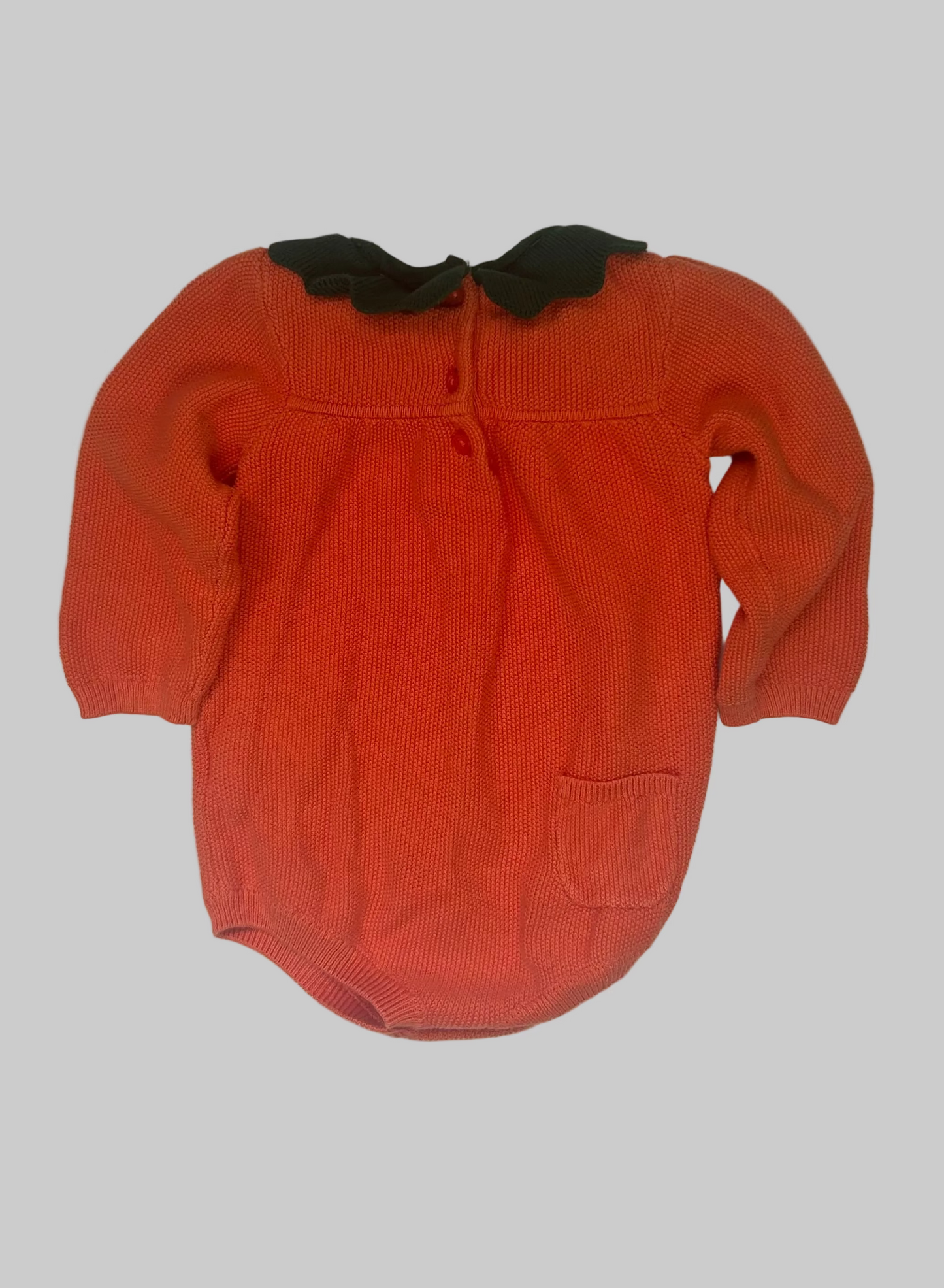 Janie and Jack Pumpkin Onesie 18-24M