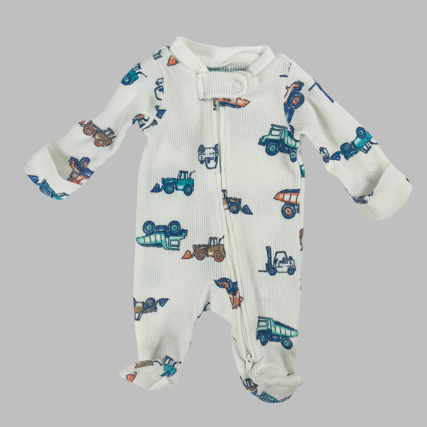 Carter's 2 pack LS Zippered Jumpsuit 3M