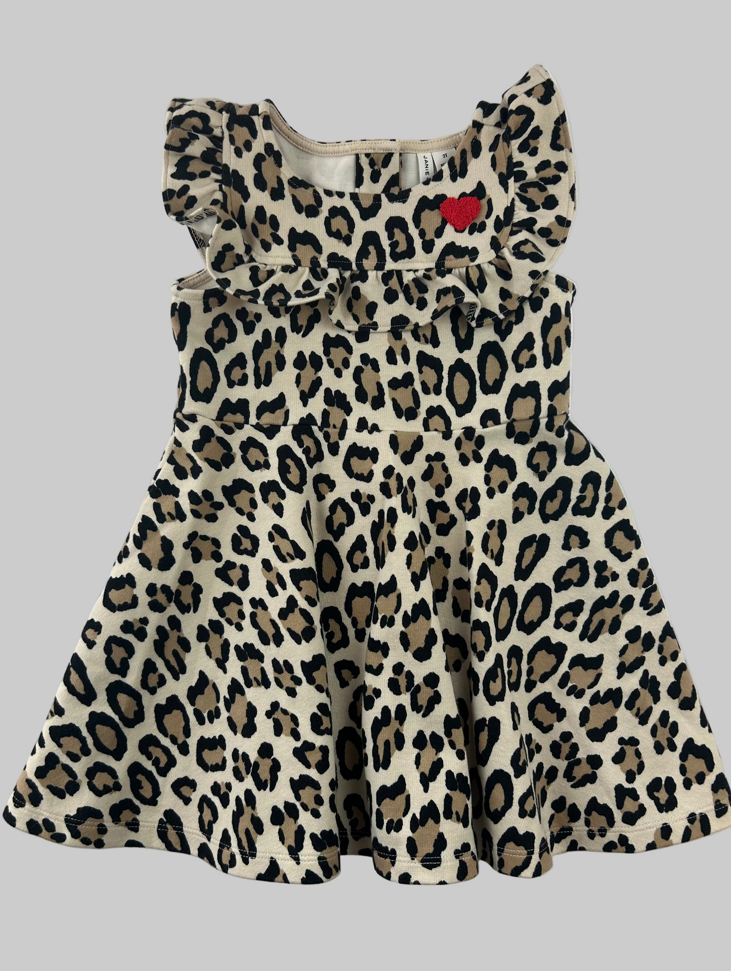 Janie and Jack Leopard Dress 2T