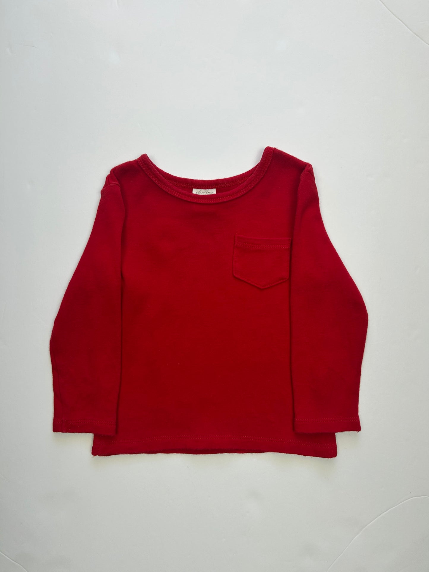 Starting Out Long Sleeve Red T-Shirt 18M