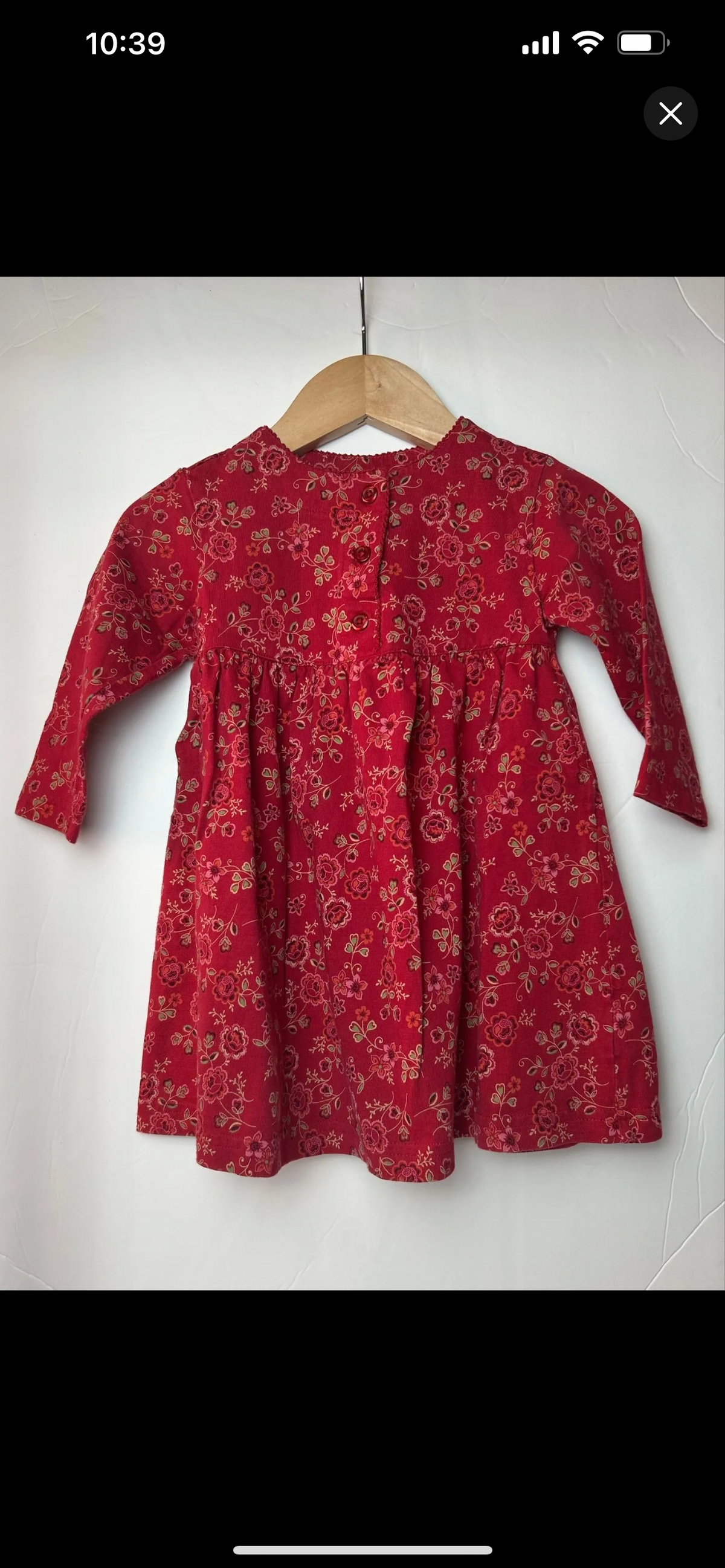 Land’s End Floral Dress 12-18M