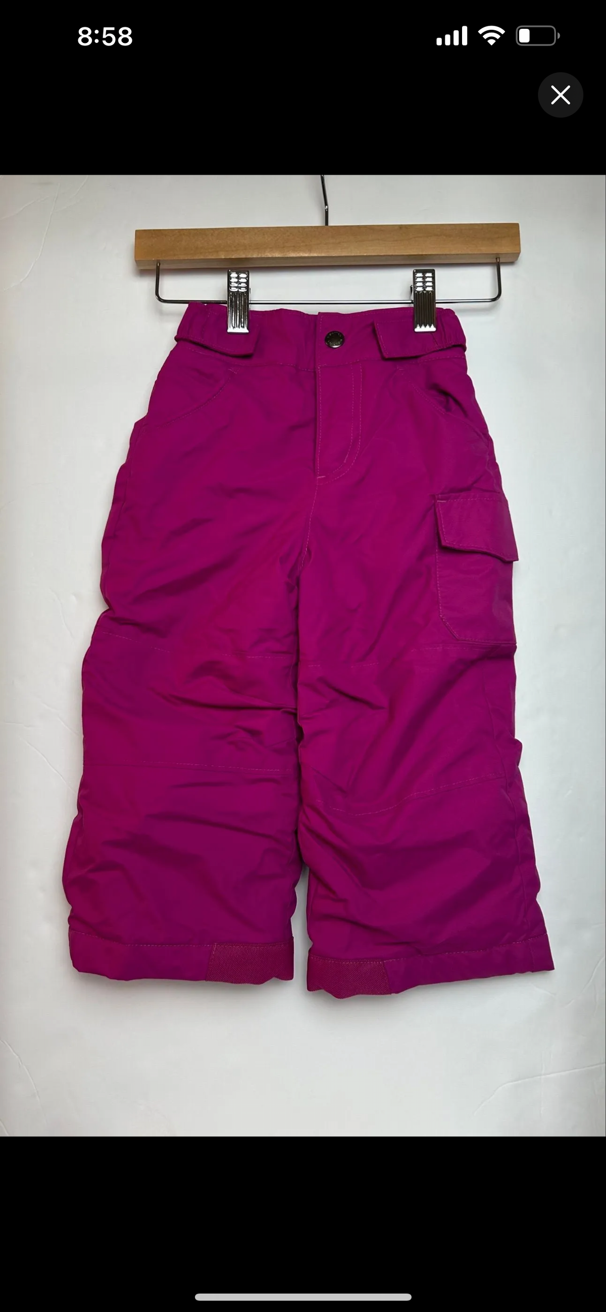 Columbia Hot Pink Snow Pants 2T
