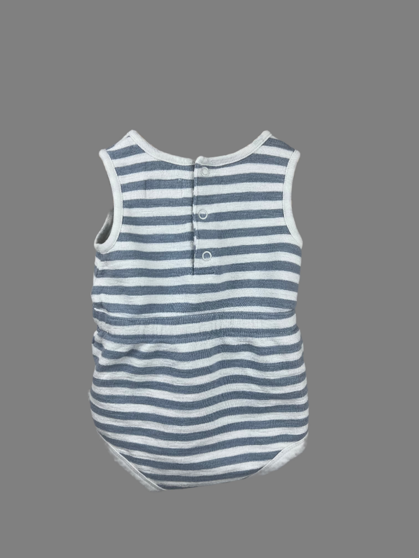 Little Planet by Carter's Striped Romper 9M