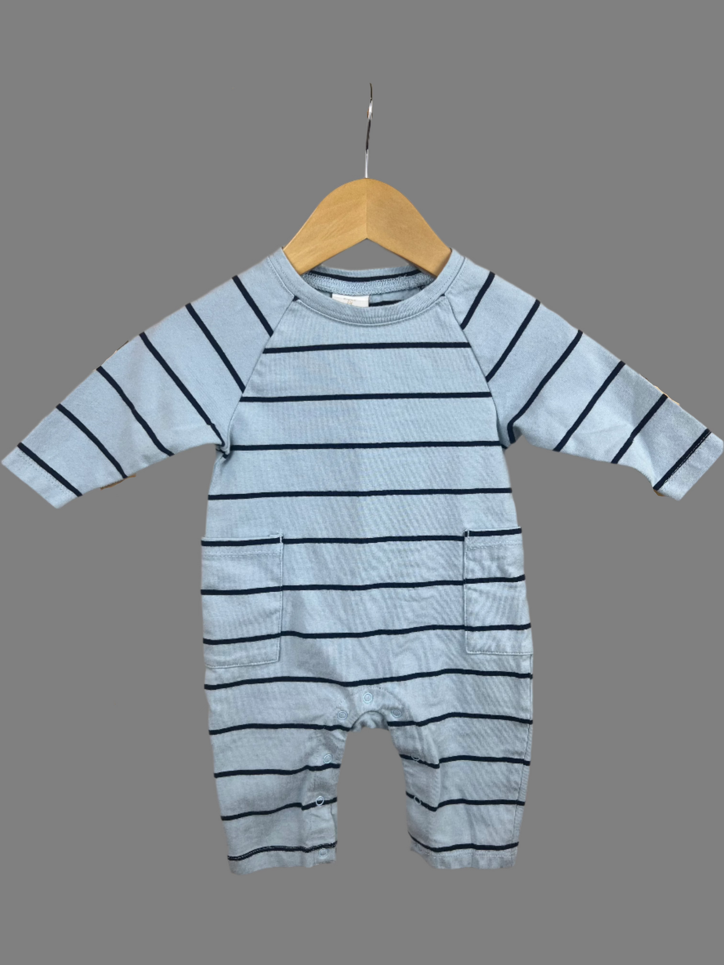 Ever & Ever Striped Romper 3M