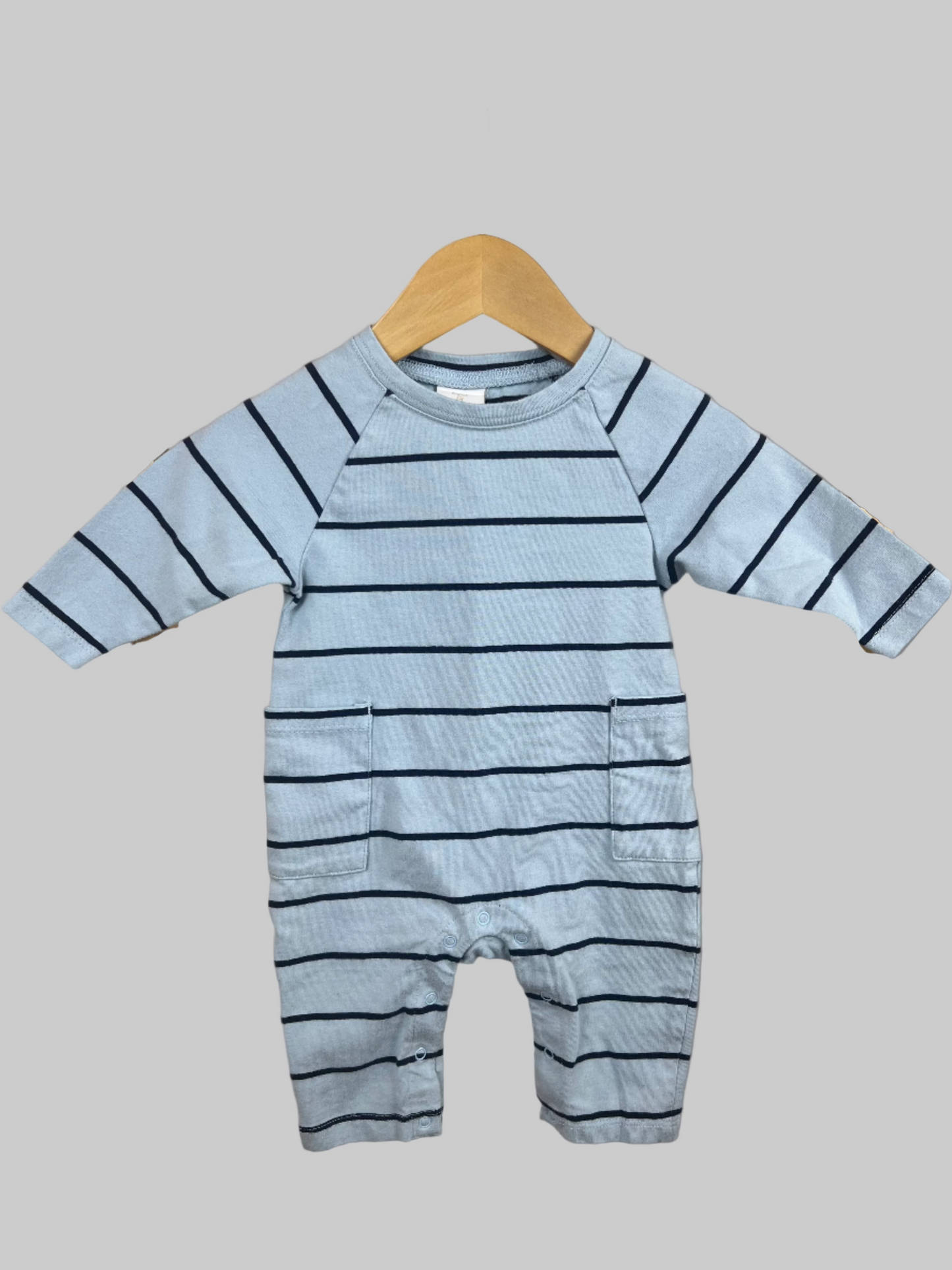 Ever & Ever Striped Romper 3M