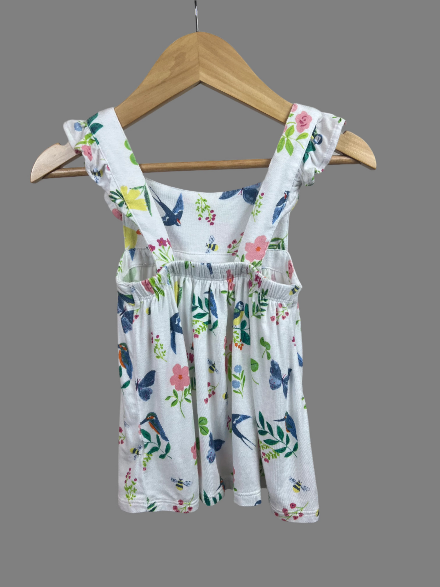 Angel Dear Butterfly Floral Sundress 6-12M