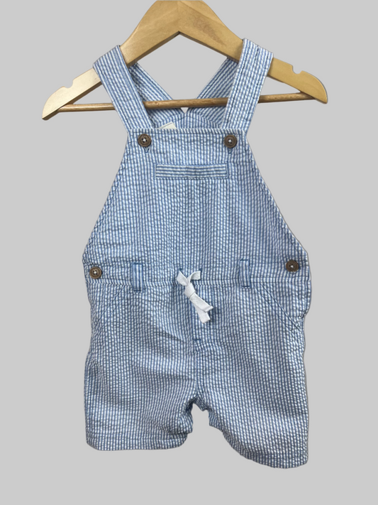 First Impressions Striped Shortalls 12M