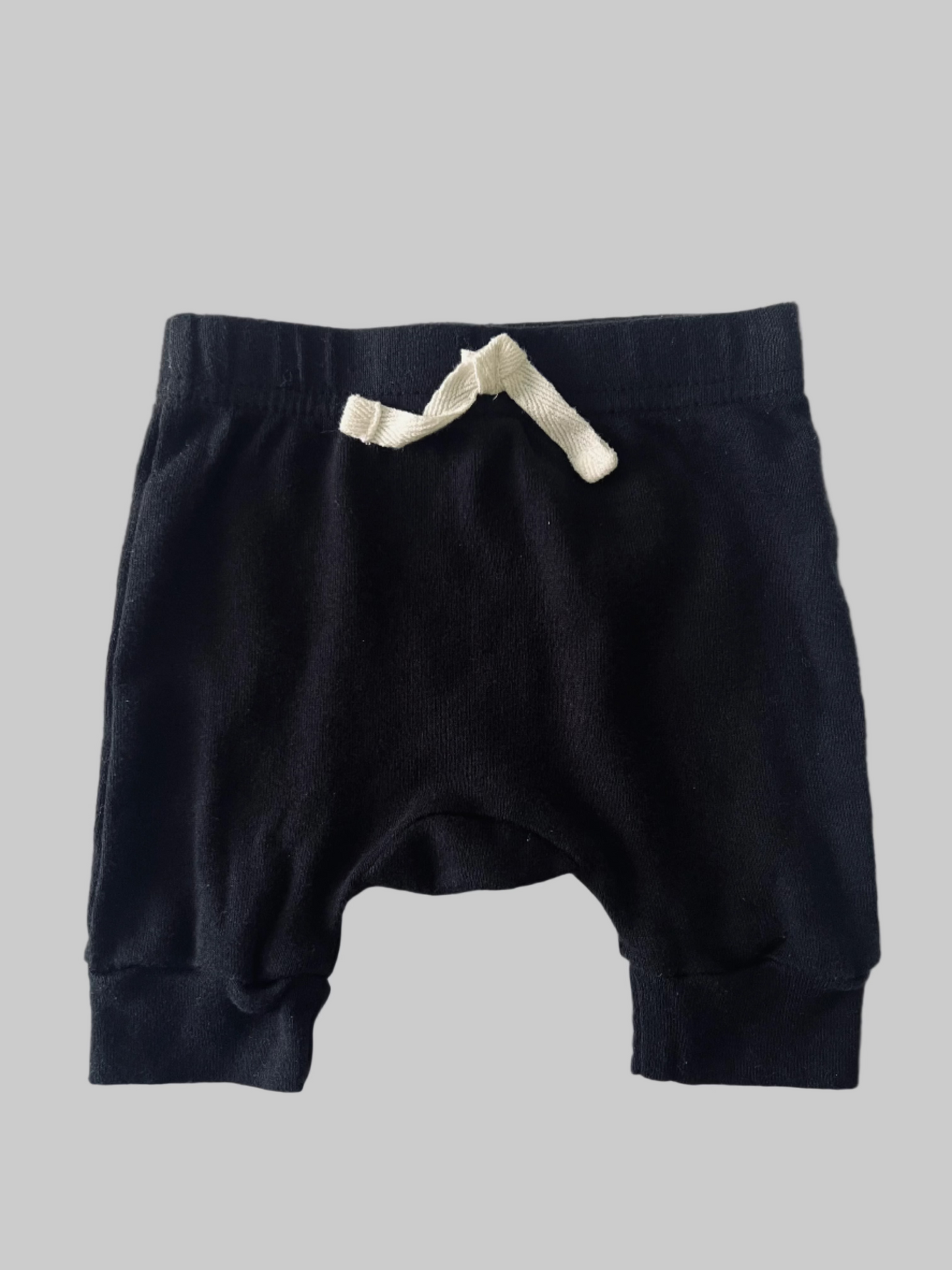 Gerber Black Drawstring Pants NB