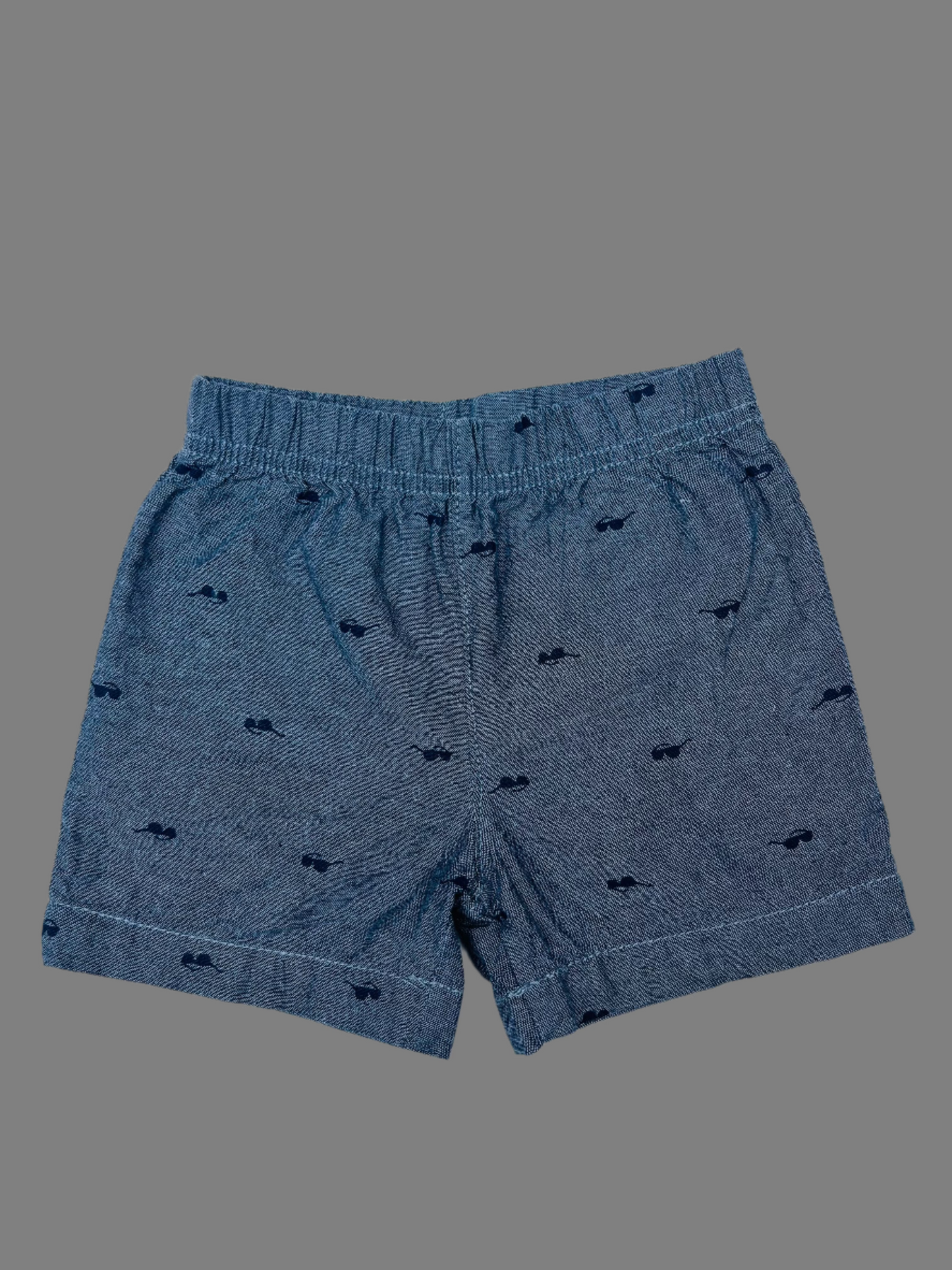 Carter's Blue Shorts w/ Sunglasses 12M
