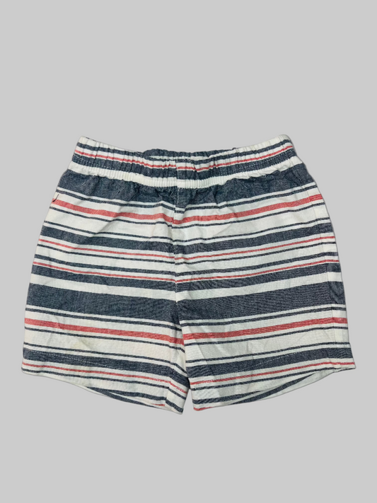 Carter's Red White and Blue Striped Shorts 12M