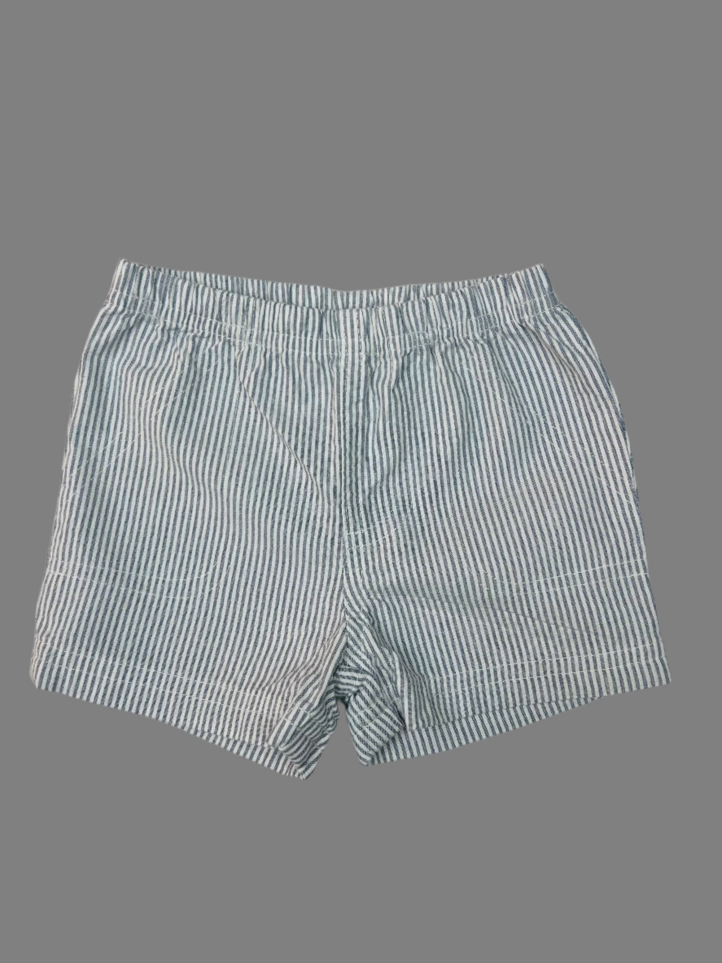 Carter's Gray & White Striped Shorts 3M