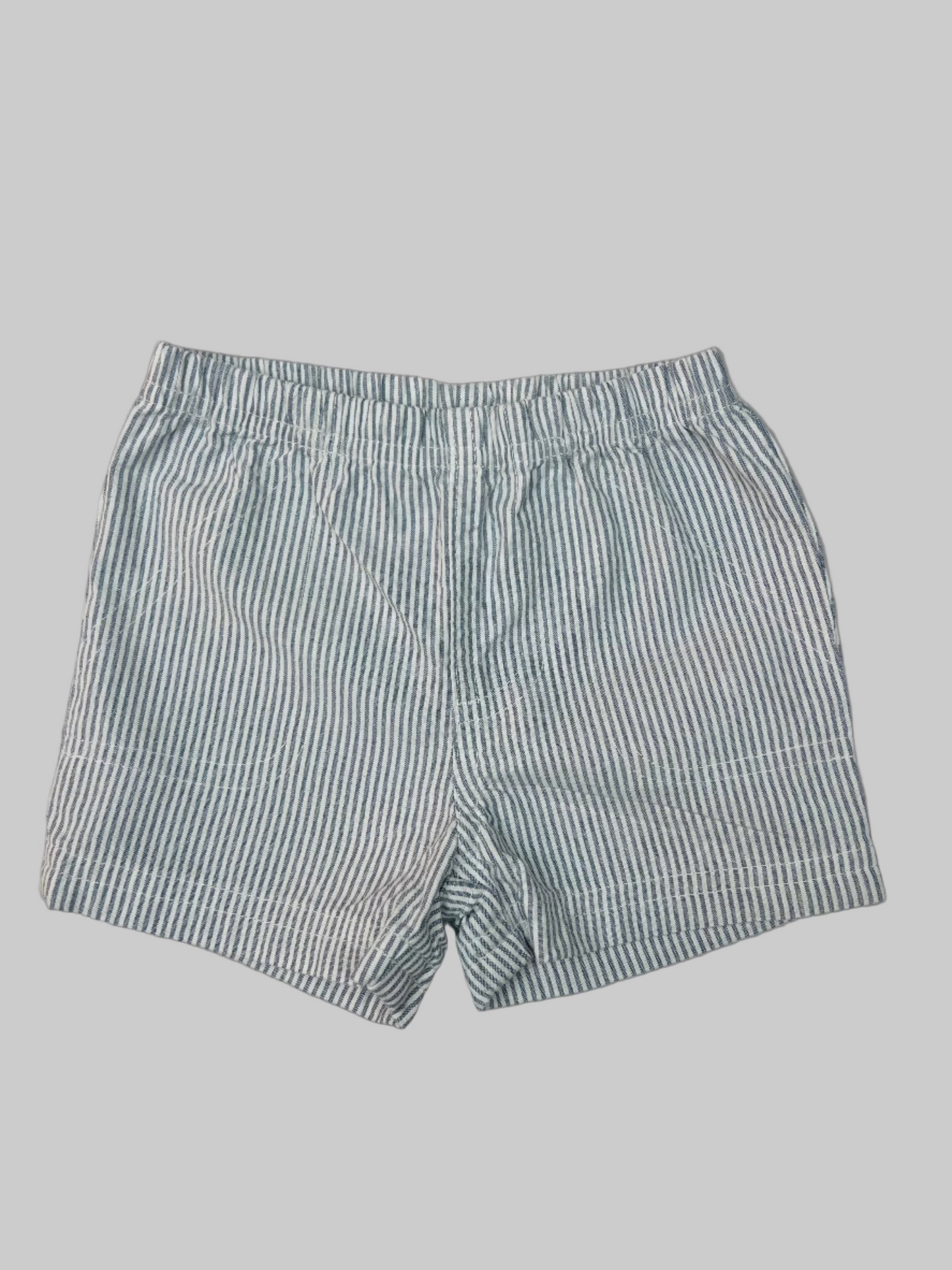 Carter's Gray & White Striped Shorts 3M