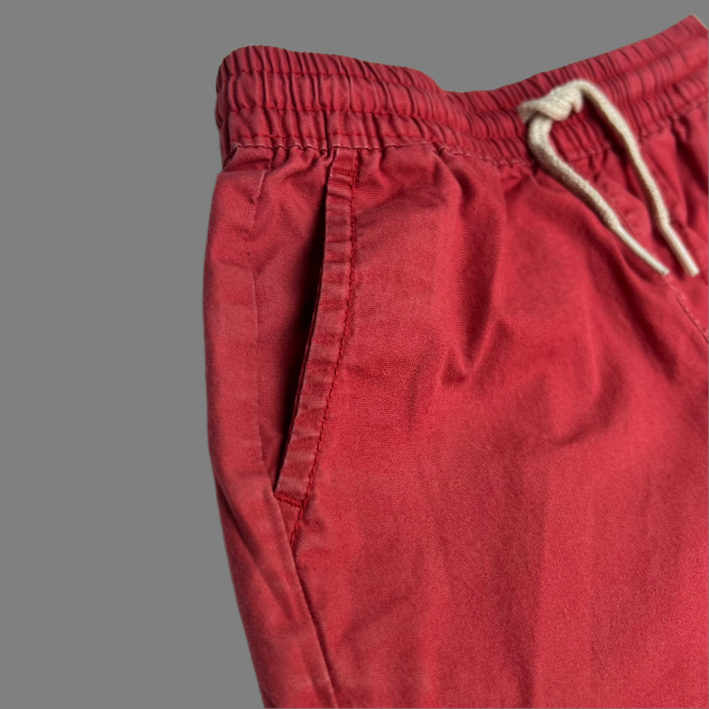 Old Navy Red Drawstring Shorts 3T