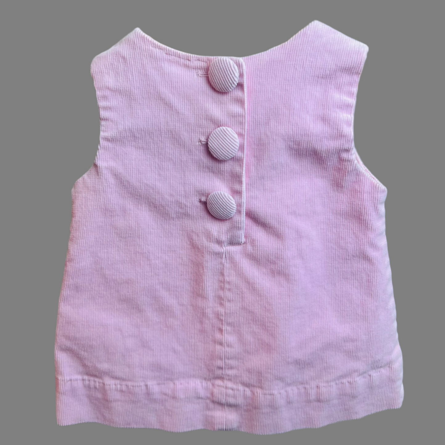 Beaufort Bonnet Two-Toned Sleeveless Corduroy Dress 6-12M