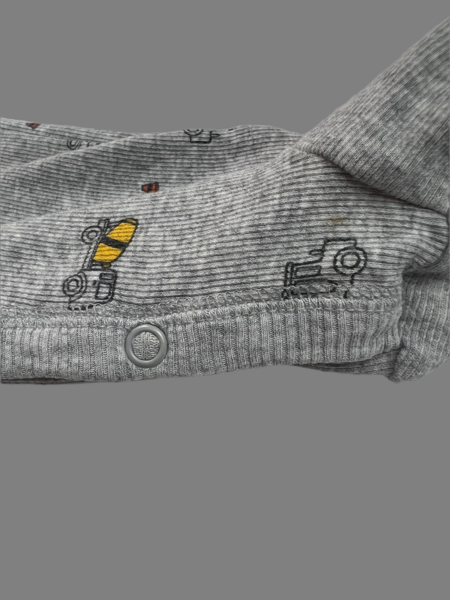 Carter's LS Gray Sleeper with Feet- Equipment Trucks 9M