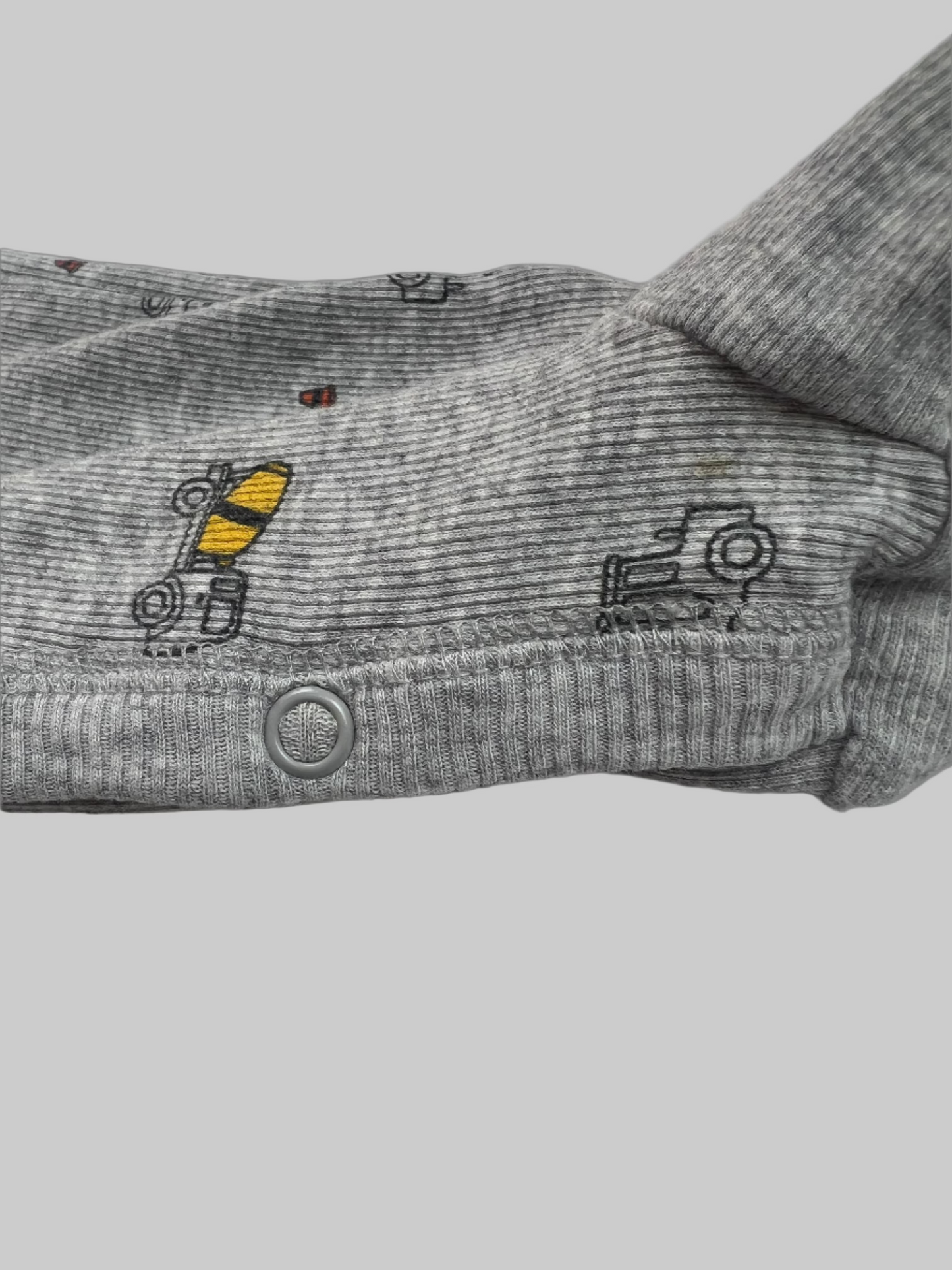 Carter's LS Gray Sleeper with Feet- Equipment Trucks 9M
