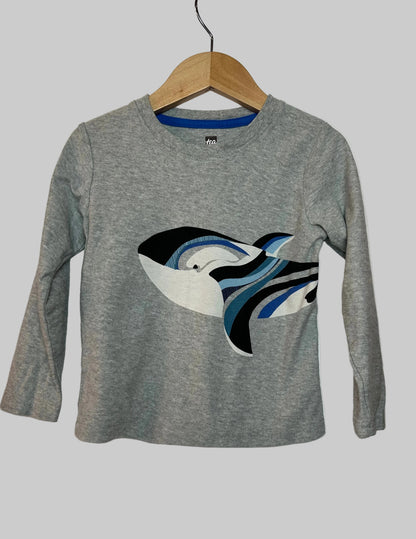 Tea Gray Whale Top 3T