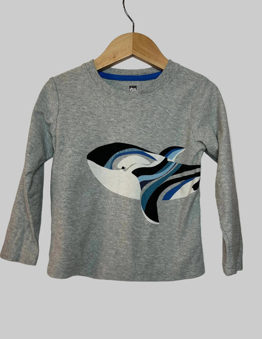 Tea Gray Whale Top 3T