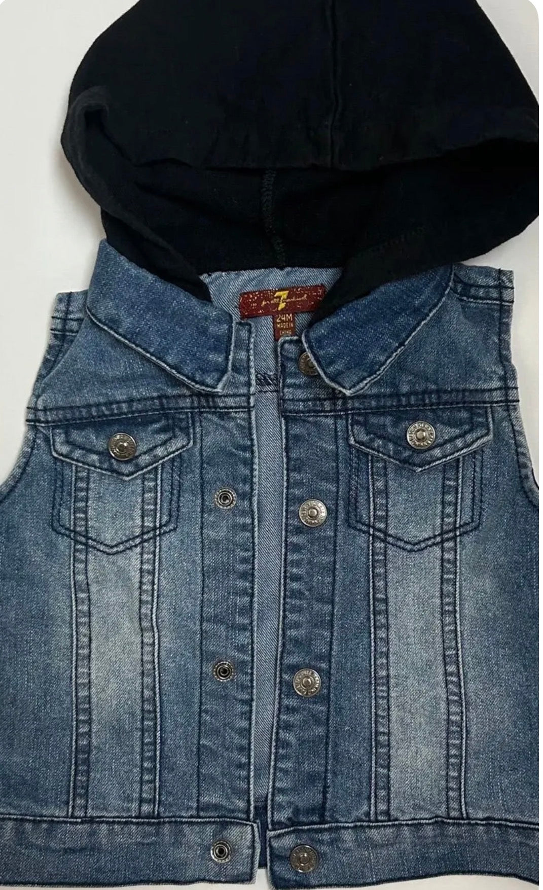 7 For Mankind Denim Vest 24M