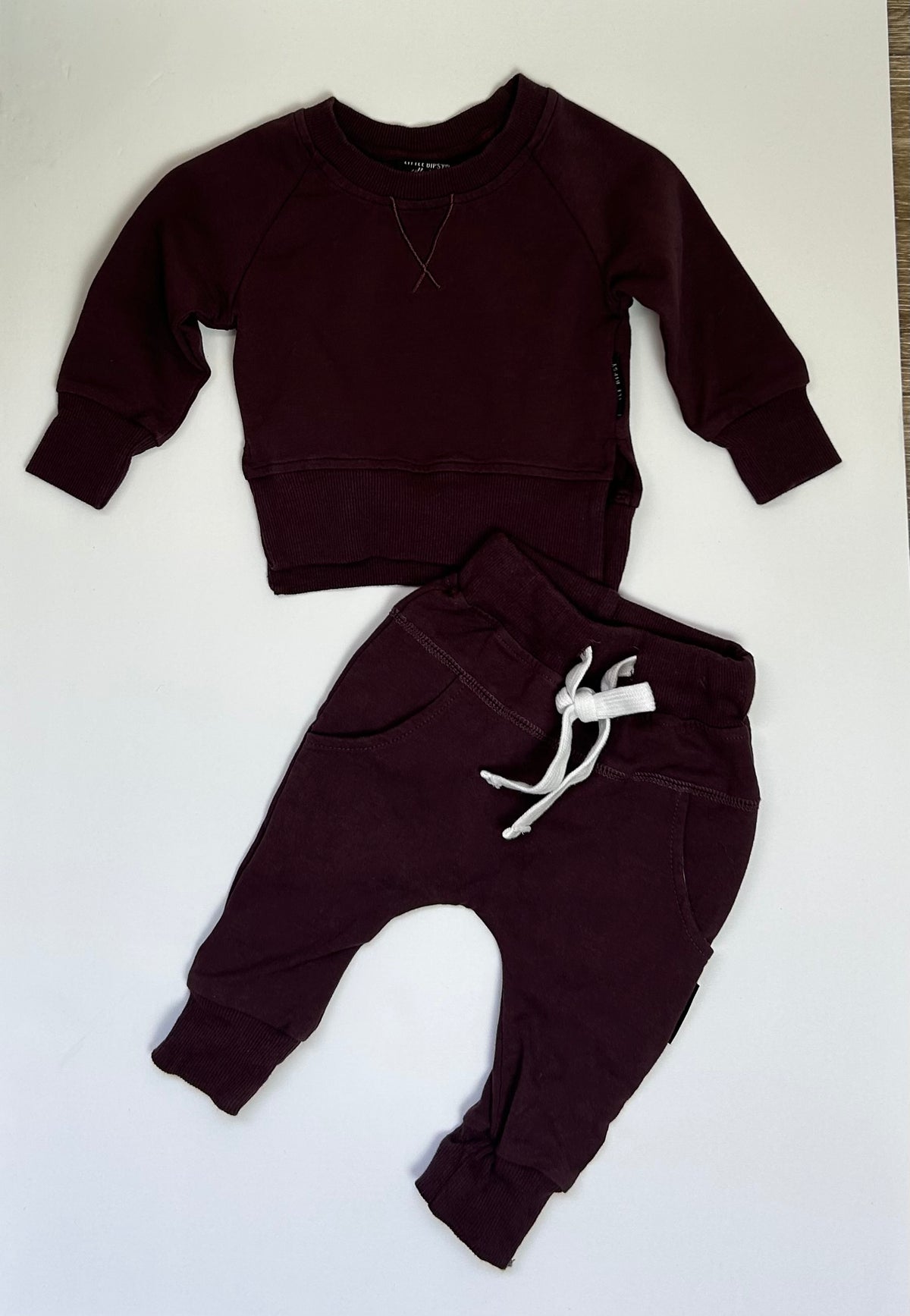 Little Bipsy Plum Pant Set 0-3M