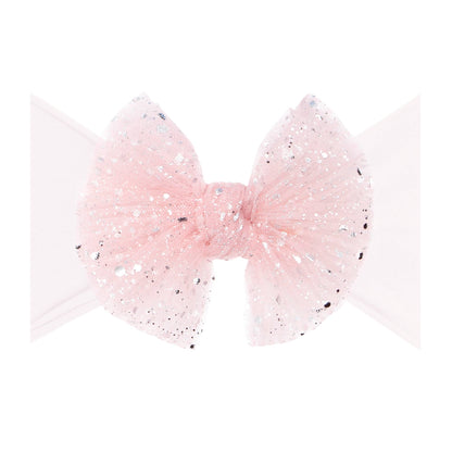 Baby Bling® Tulle headband with tulle bow: Cherry