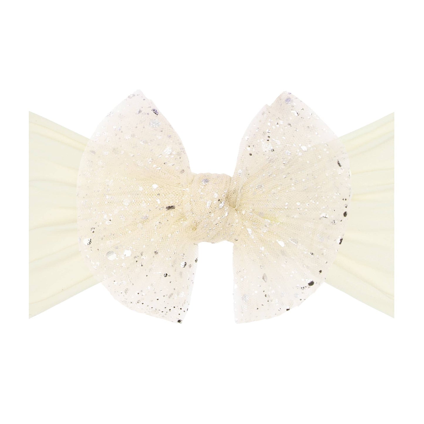 Baby Bling® Tulle headband with tulle bow:  Black