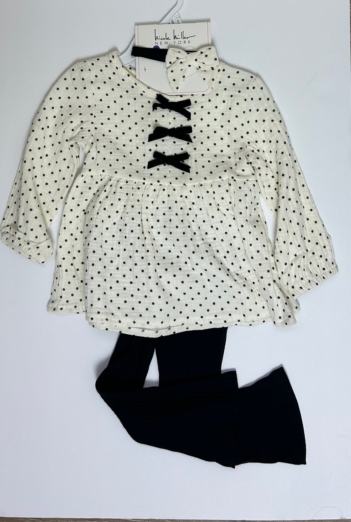 Nicole Miller 3 Pc Pant Set 18M