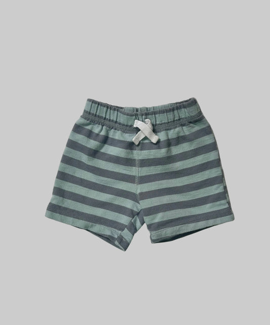 Carter's Blue Two Tone Striped Shorts 18M