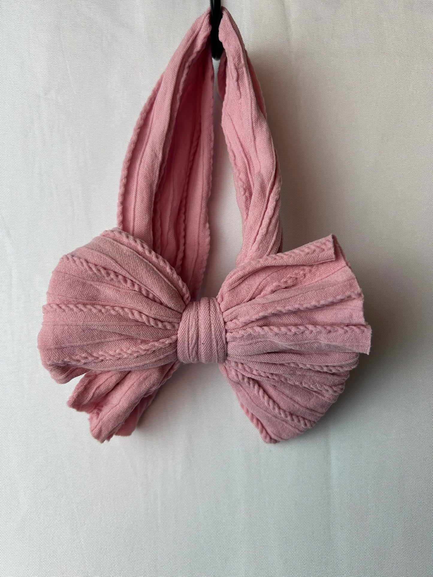 Pink Muslin Headband