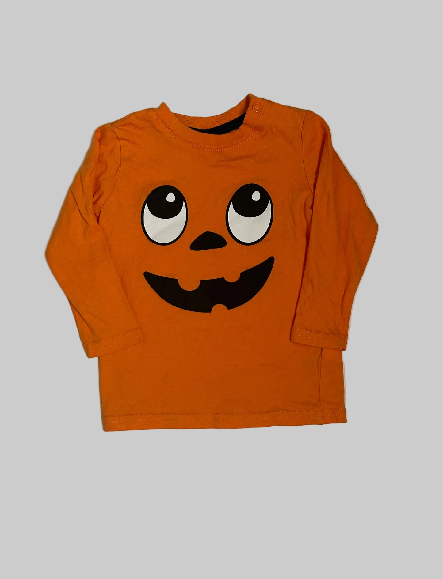 H & M Pumpkin Top 6-9M