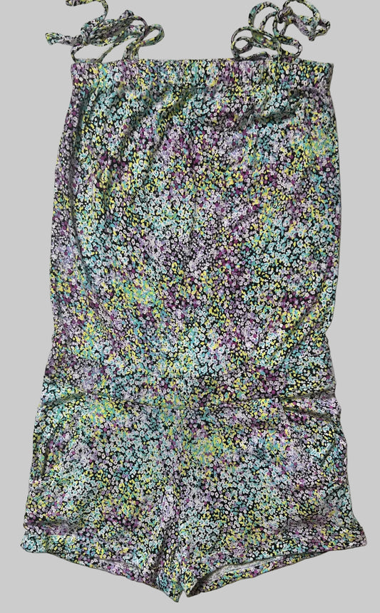 H & M Floral Romper 11/12