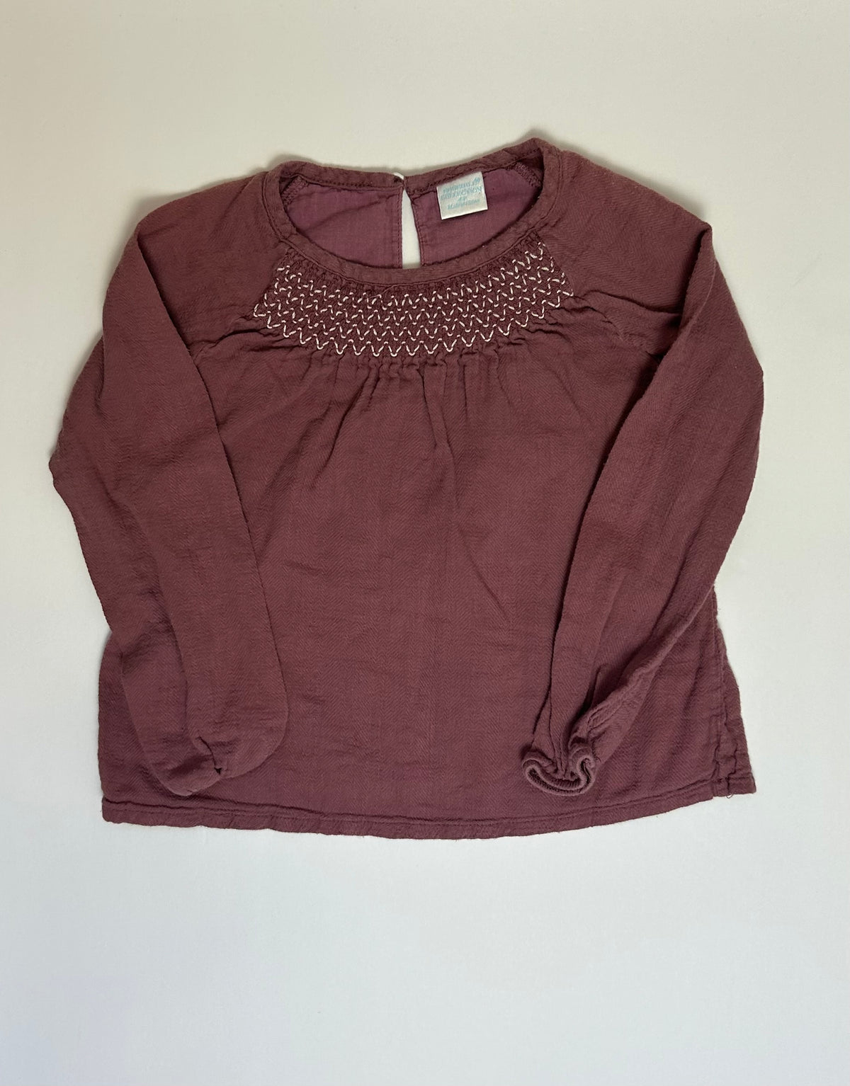 Edgehill Collection Mauve LS Top 4T