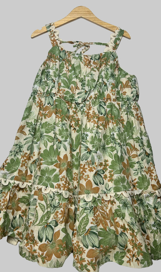 Joie Green Floral Dress 7