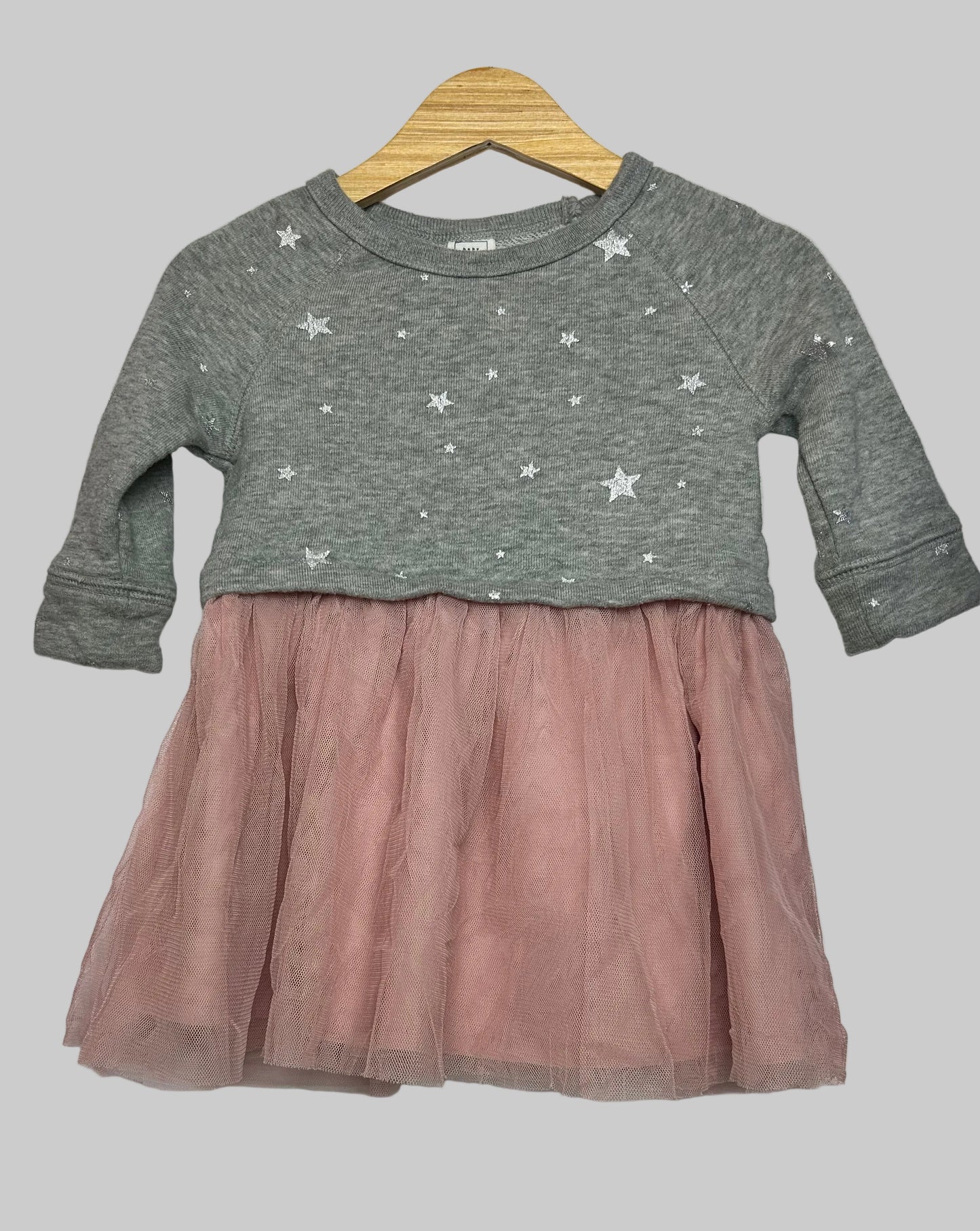 Baby Gap Gray Star Top 12-18M