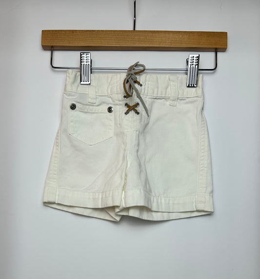 Ralph Lauren White Shorts 12-18M